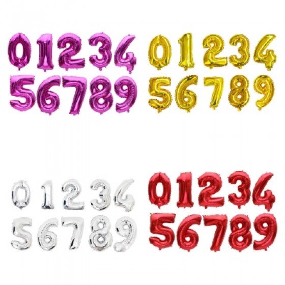 Folijski baloni brojevi