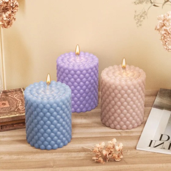 Silikonski kalupi za svijeće II