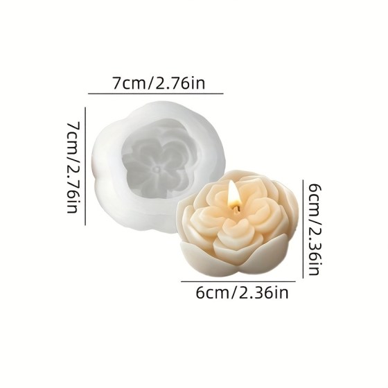 Silikonski kalup - lotos