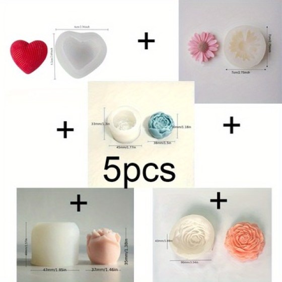 Silikonski kalupi/set