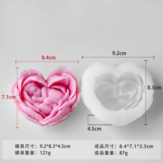 Silikonski kalup za svijeće - anđeo 10