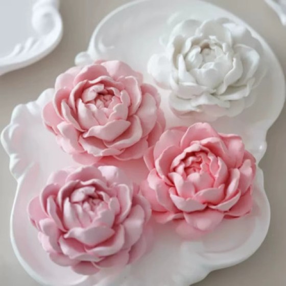 Silikonski kalup - božur