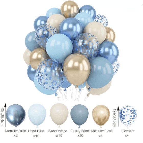 Baloni latex plavi  MIX Baloni latex plavi  MIX