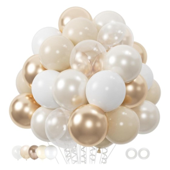 Baloni latex bež MIX  Baloni latex bež MIX
