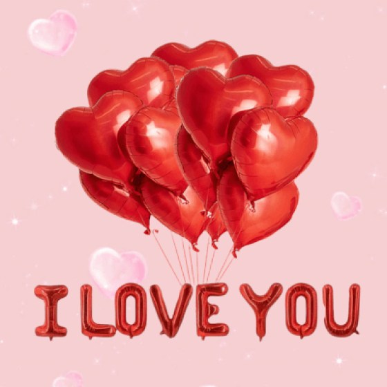 I love you baloni -set