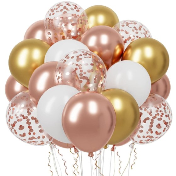 Baloni latex rose gold  MIX Baloni latex rose gold  MIX