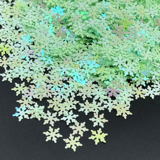 Božićne zvijezdice 10mm - zelene Božićne zvijezdice 10mm - zelene