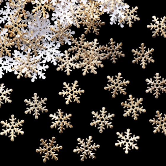 Božićne zvijezdice 20mm - zlatne Božićne zvijezdice 20mm - zlatne