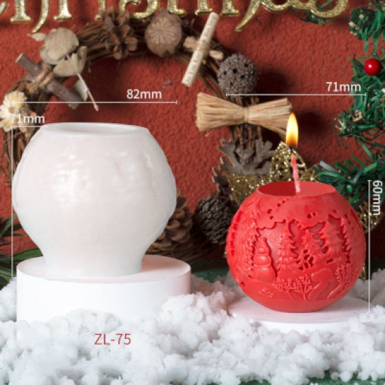 Silikonski kalup - kugla IV