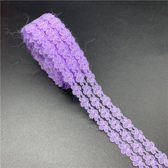 Čipka ljubičasta 25mm