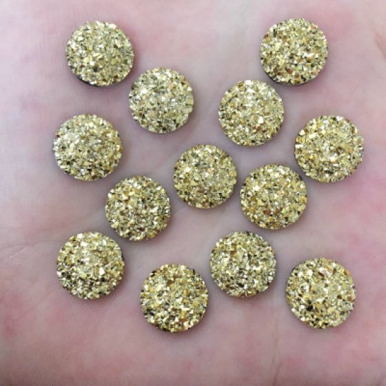 Cirkoni okrugli zlatni 10mm Cirkoni okrugli zlatni 10mm