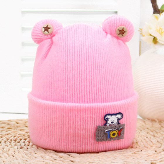 Dječja kapa psić roza