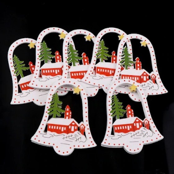 Ukras od plastike - zvono Ukras od drva - zvono