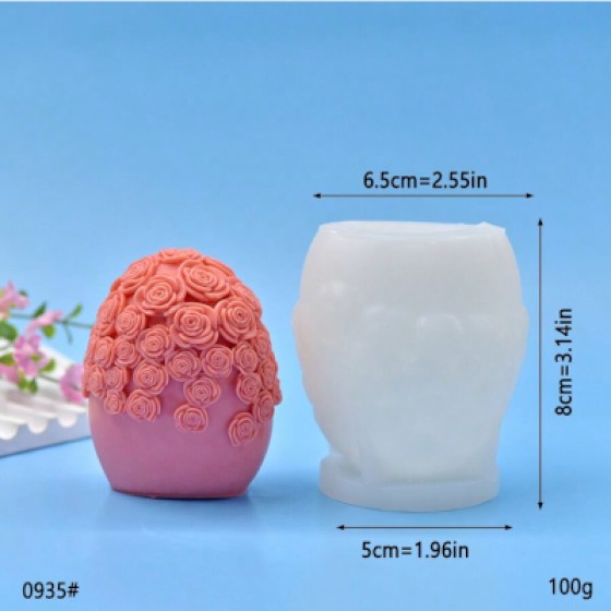 Silikonski kalup za svijeće - jaje 