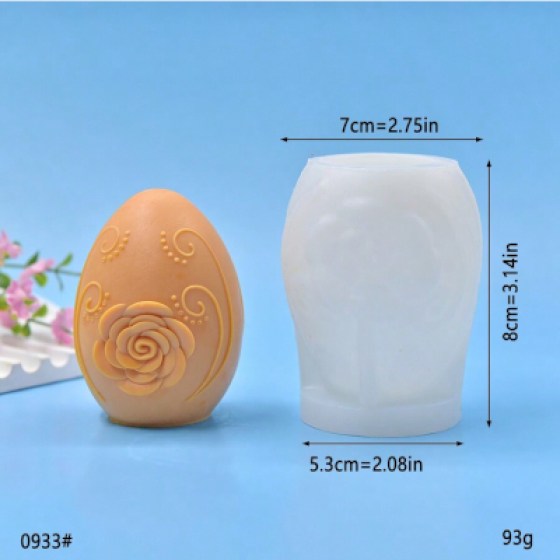 Silikonski kalup za svijeće - jaje 