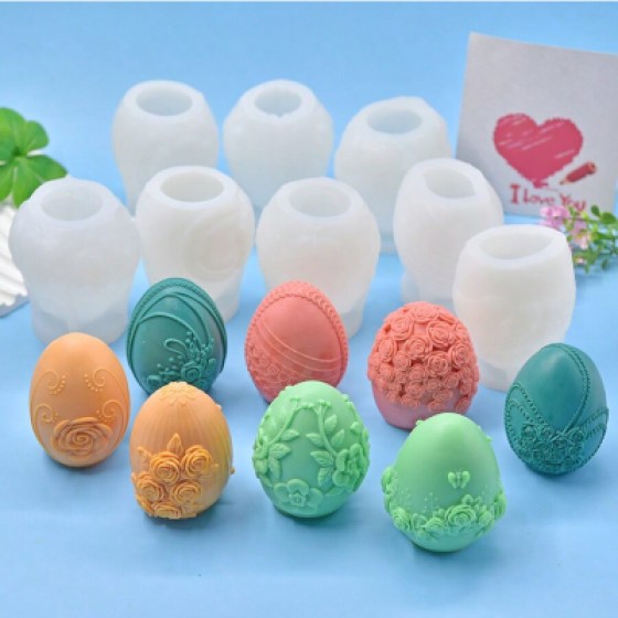 Silikonski kalup za svijeće - jaje 