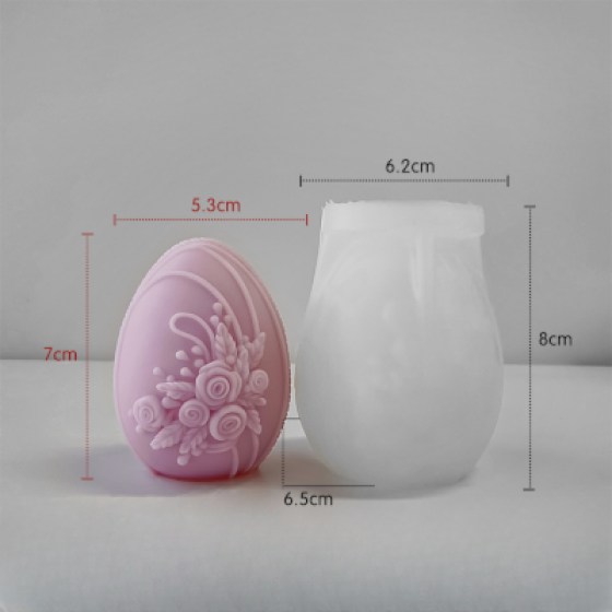 Silikonski kalup za svijeće - jaje 