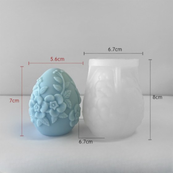 Silikonski kalup za svijeće - jaje 