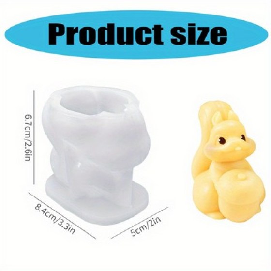 Silikonski Kalup – Vjeverica 