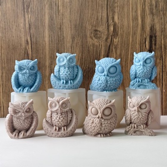 Silikonski Kalup – Sova