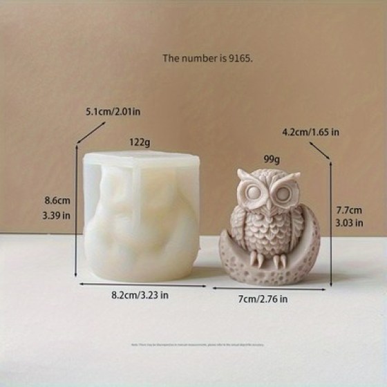 Silikonski Kalup – Sova