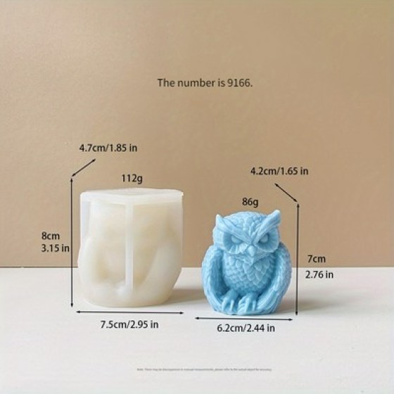 Silikonski Kalup – Sova