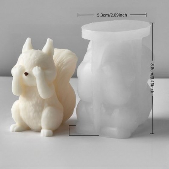 Silikonski Kalup – Vjeverica 