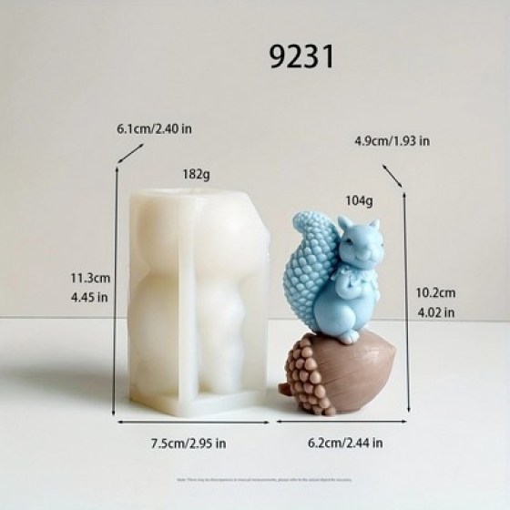 Silikonski Kalup – Vjeverica 