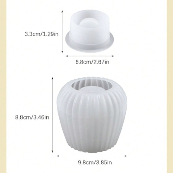 Silikonski kalup za svijećnjake