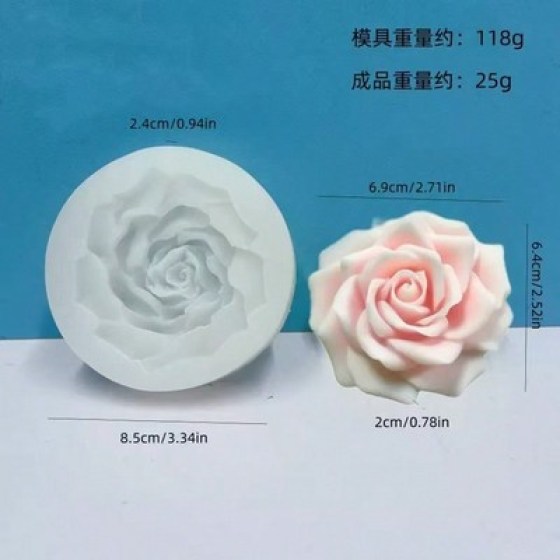 Silikonski kalup - ruža 