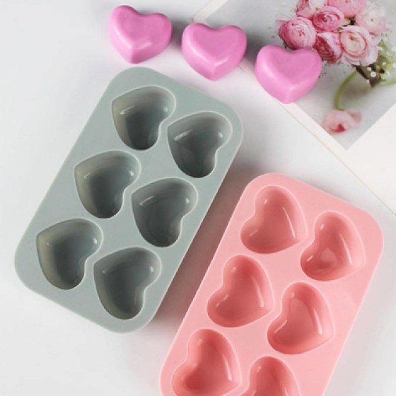 Silikonski kalup - srca II