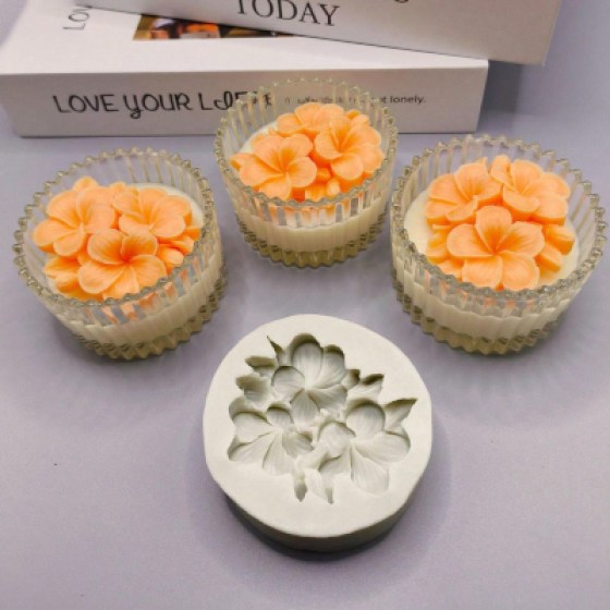 Silikonski kalup - plumeria