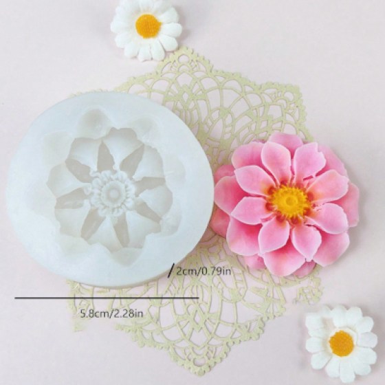 Silikonski kalup - lotus 02