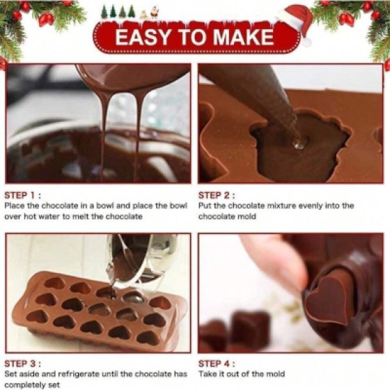 Silikonski kalupi za praline 08