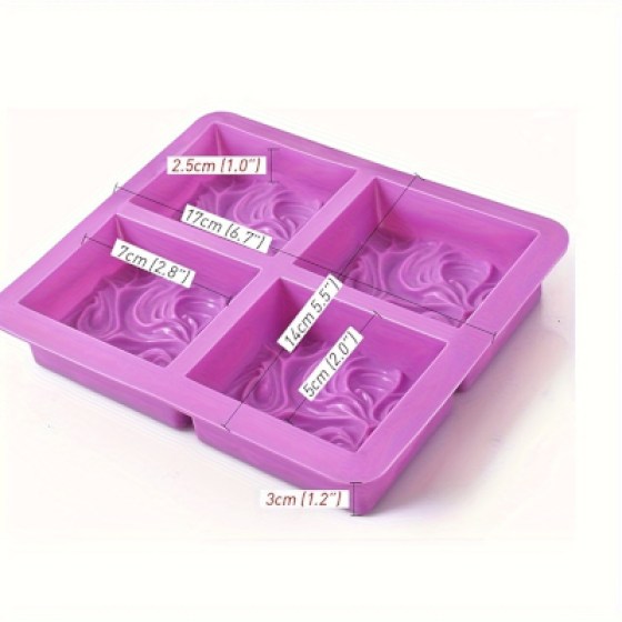 Silikonski kalup za sapune 07