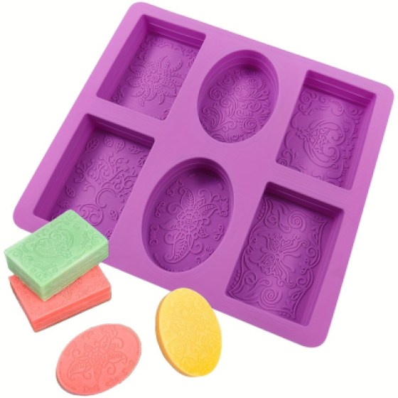 Silikonski kalup za sapune 09