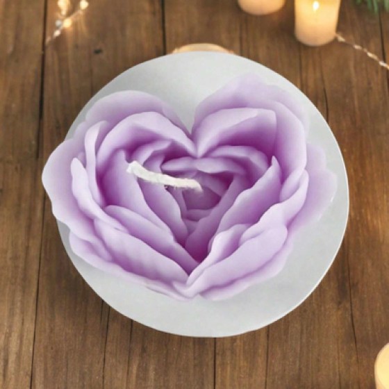 Silikonski kalup - ruža srce 01
