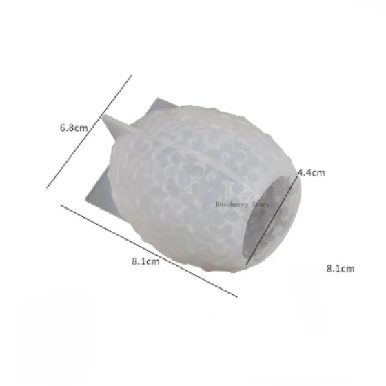 Silikonski kalup za svijeće - jaje 06