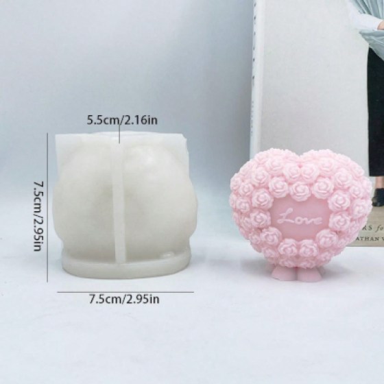 Silikonski kalup za svijeće love