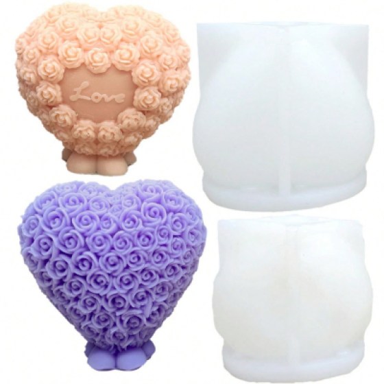 Silikonski kalup za svijeće srce