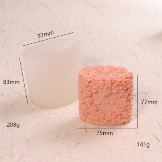 Silikonski kalup za svijeće love II