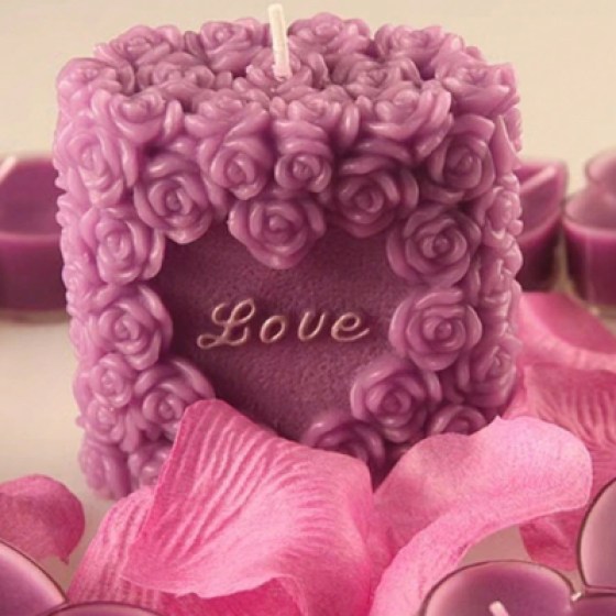 Silikonski kalup za svijeće love II