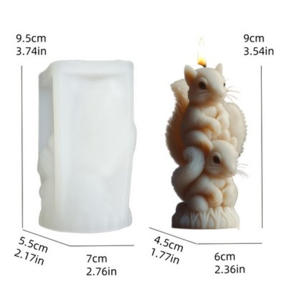 Silikonski Kalup – Vjeverica 