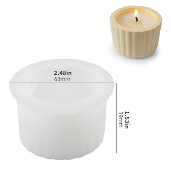 Silikonski kalup za svijećnjake