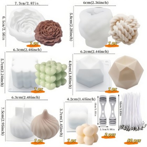 Silikonski kalupi/set