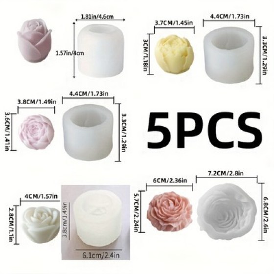 Silikonski kalupi/set