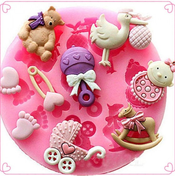 Silikonski kalup za fondan 08 Silikonski kalup za fondan 08