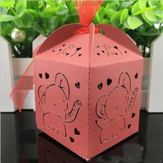 Ukrasne kutijice - slonić - crveni Ukrasne kutijice - slonić - crveni