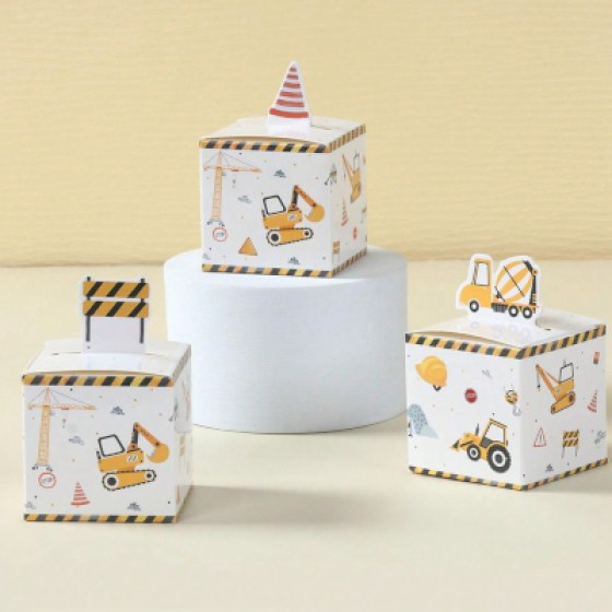 Ukrasne kutijice - Radni strojevi Kutijice za slatkiše - Safary 02