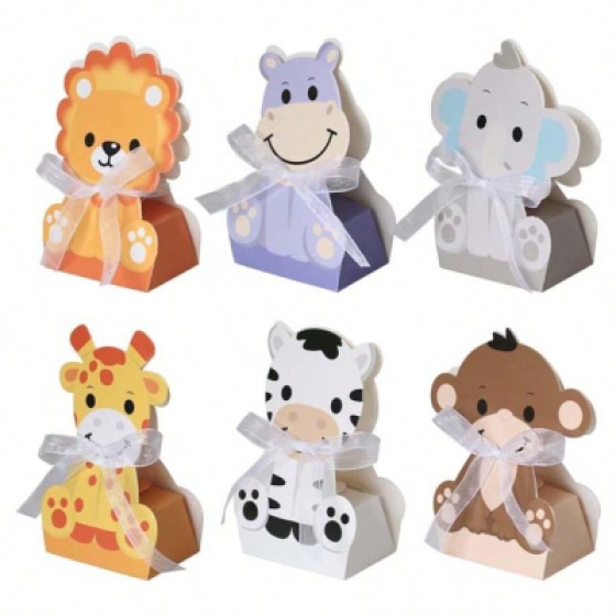 Ukrasne kutijice - Safary 01 Kutijice za slatkiše - Safary 01